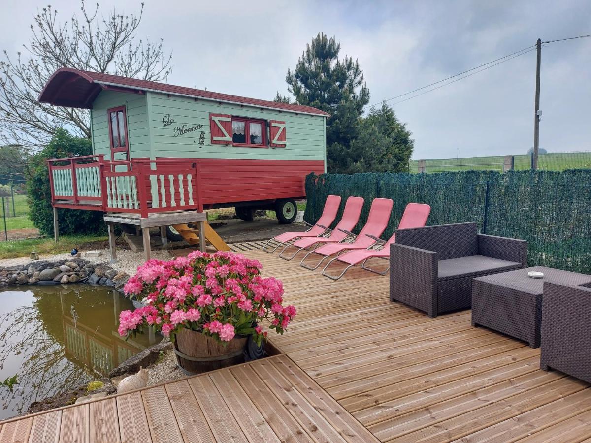 Вилла Roulotte La Marmotte Poinson-les-Fayl Экстерьер фото